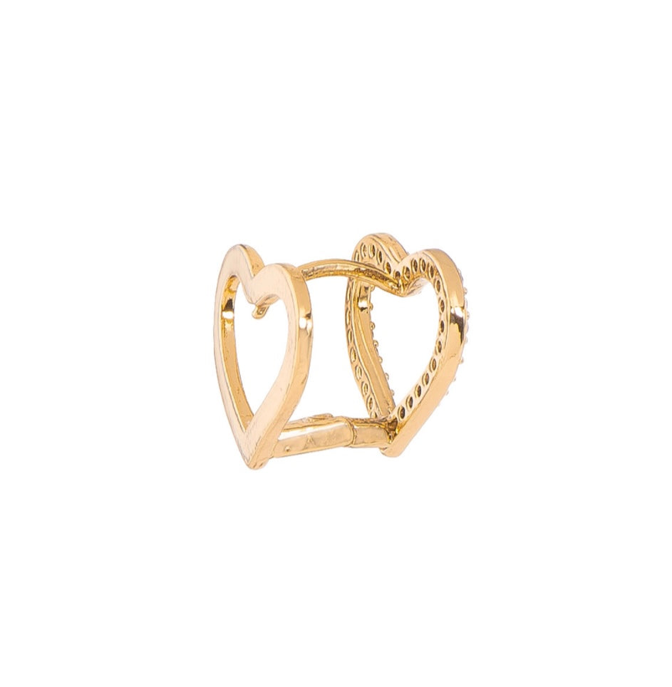 DOUBLE HEART EARRINGS