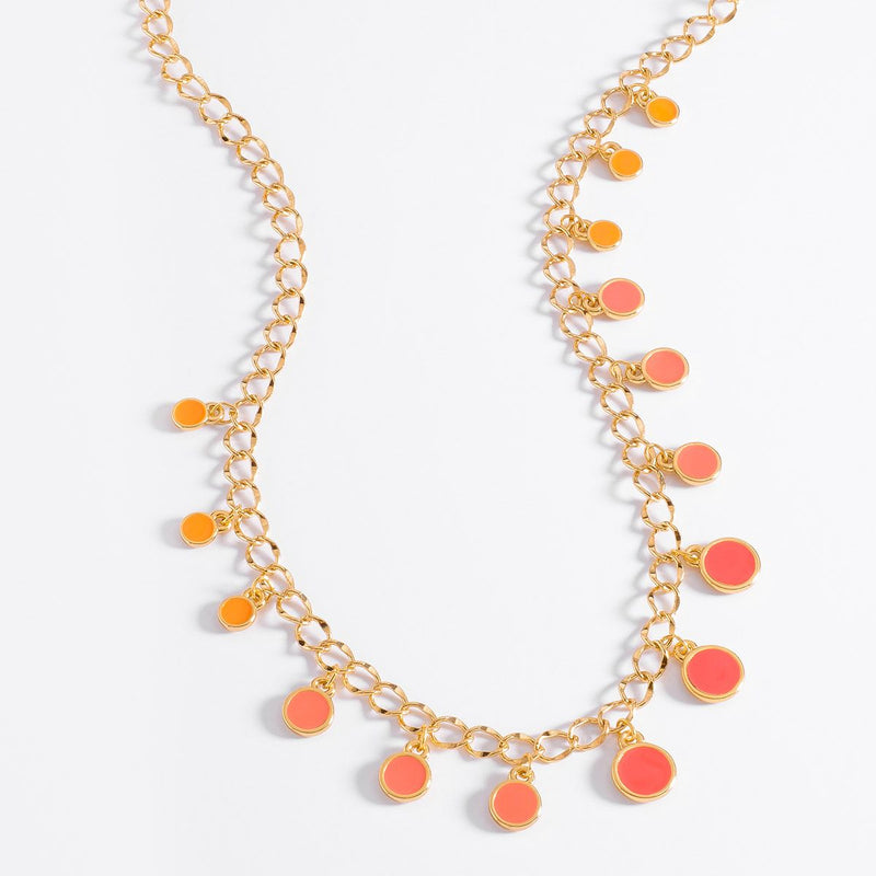 PINK/ORANGE NECKLACE