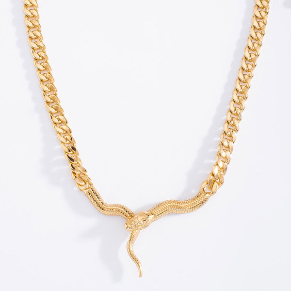 THICK SNAKE NECKLACE