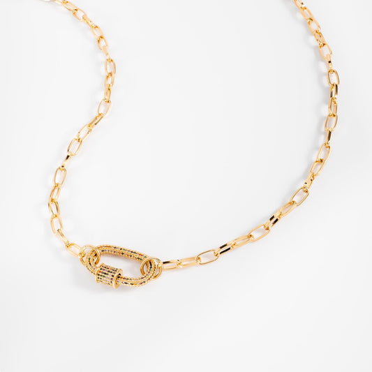 COLORES OVAL NECKLACE