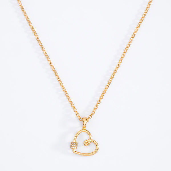 HEART LOCK NECKLACE