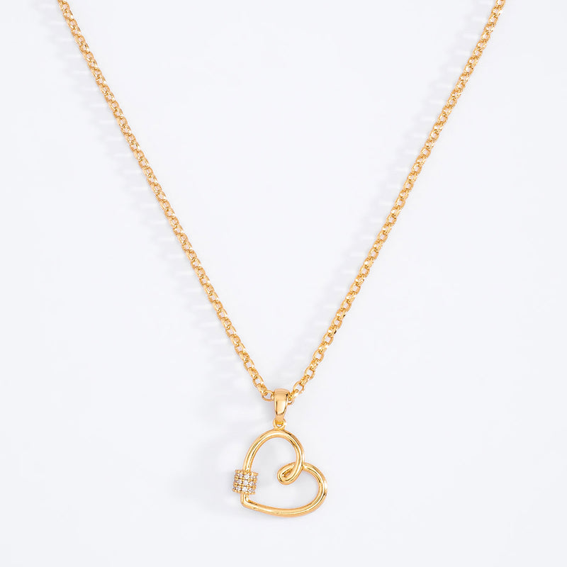 HEART LOCK NECKLACE