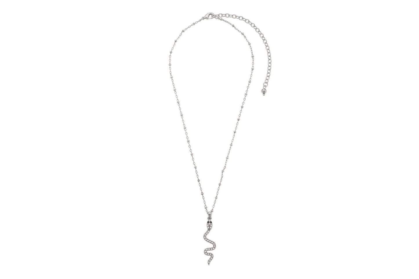 PLATINUM SNAKE NECKLACE