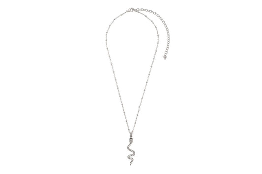 PLATINUM SNAKE NECKLACE