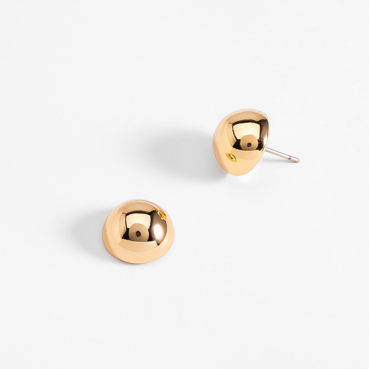 ORO DOME STUD EARRINGS