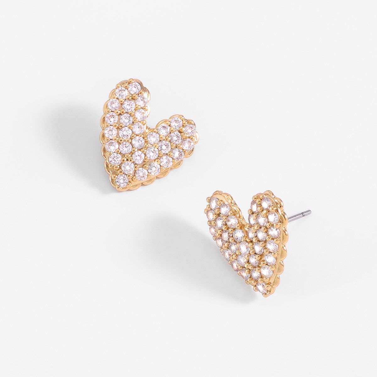 SHINY HEART EARRINGS