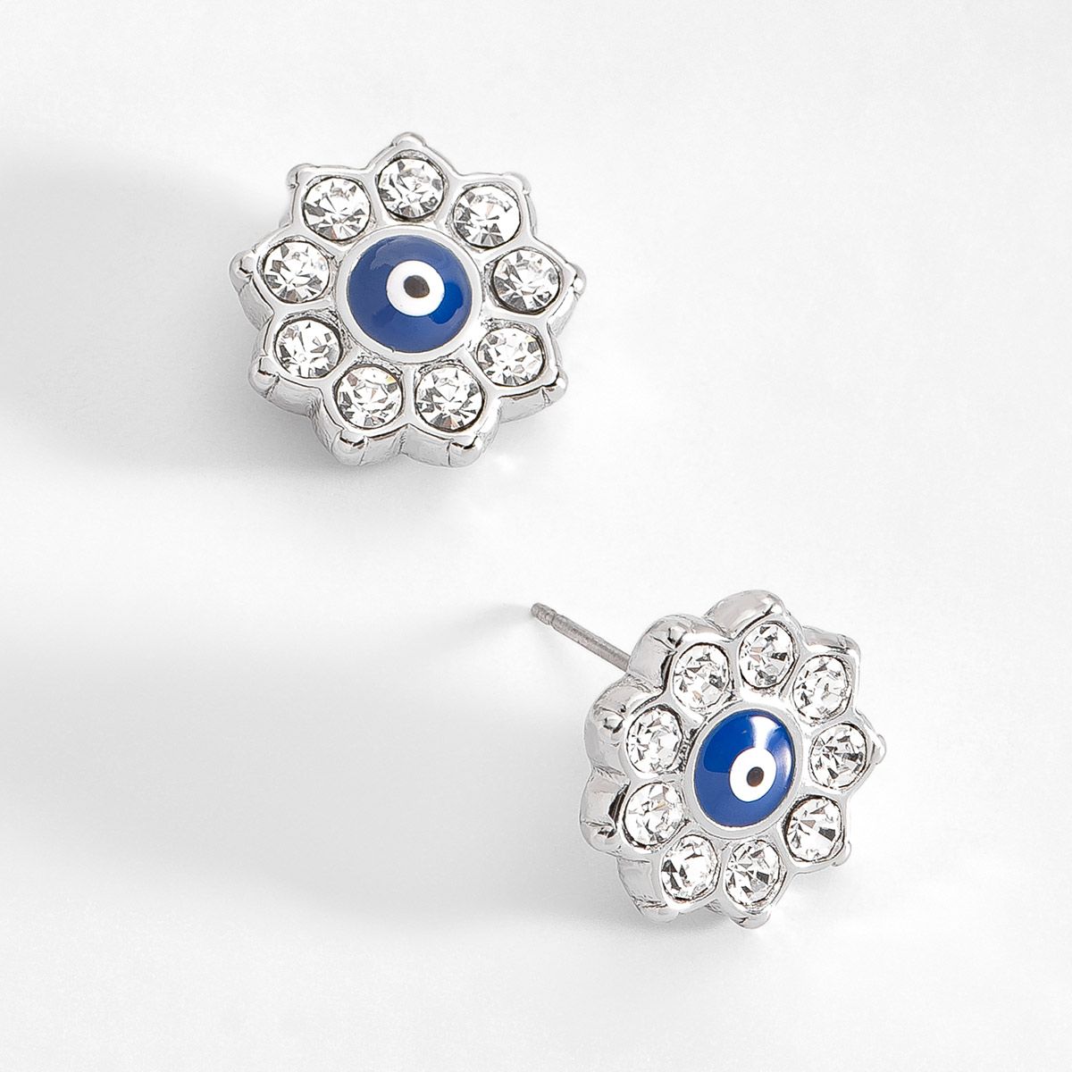 FLORAL PLATINUM EARRINGS