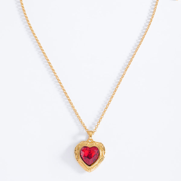 ROJO CORAZON NECKLACE