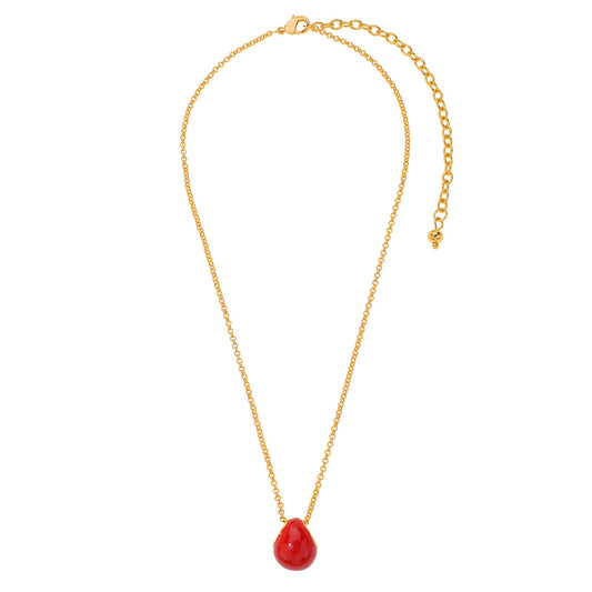 RED TEAR NECKLACE