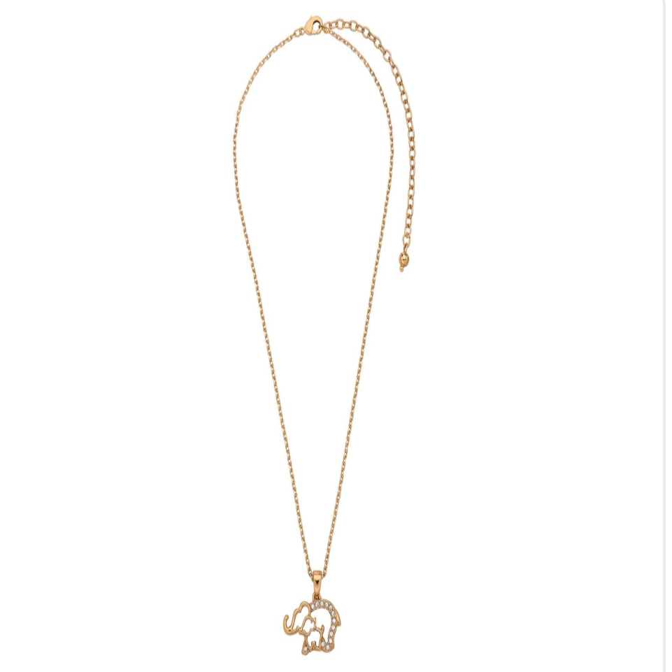 ELEPHANT AND BABY NECKLACE