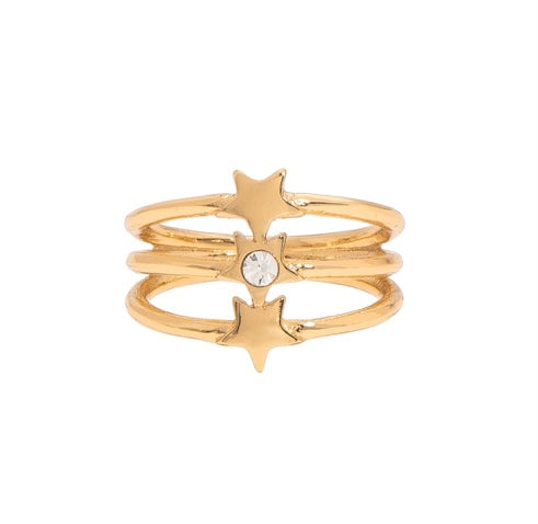 GOLD STAR RING