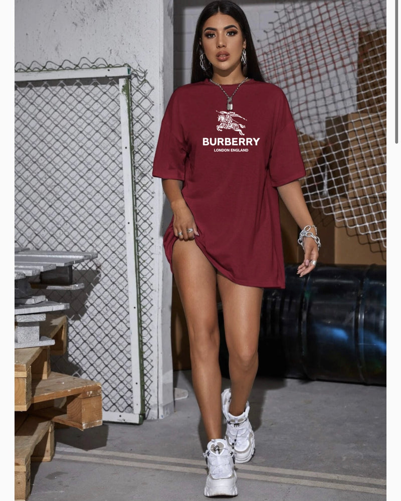 B BERRY BURGUNDY T-SHIRT