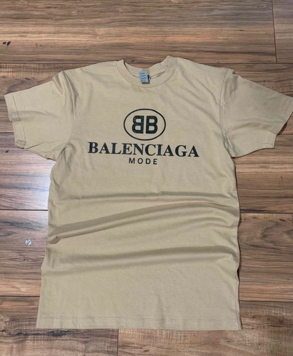 BB CLASSIC LOGO TAN T-SHIRT