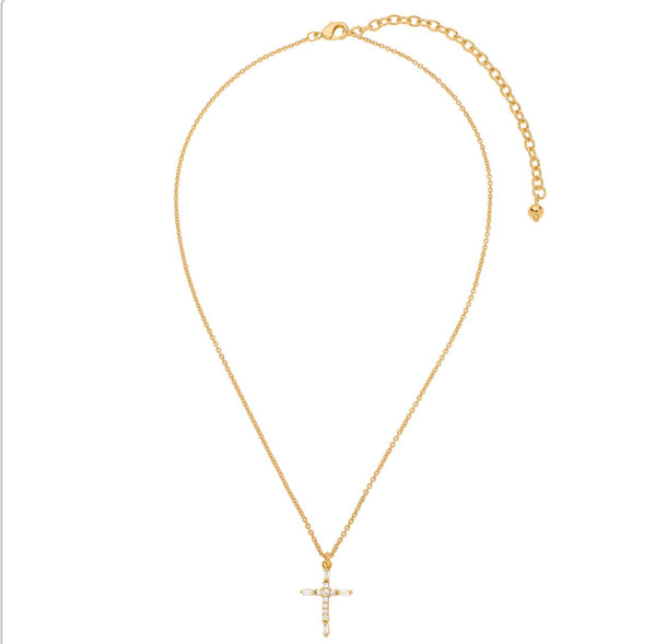 LALY CROSS NECKLACE