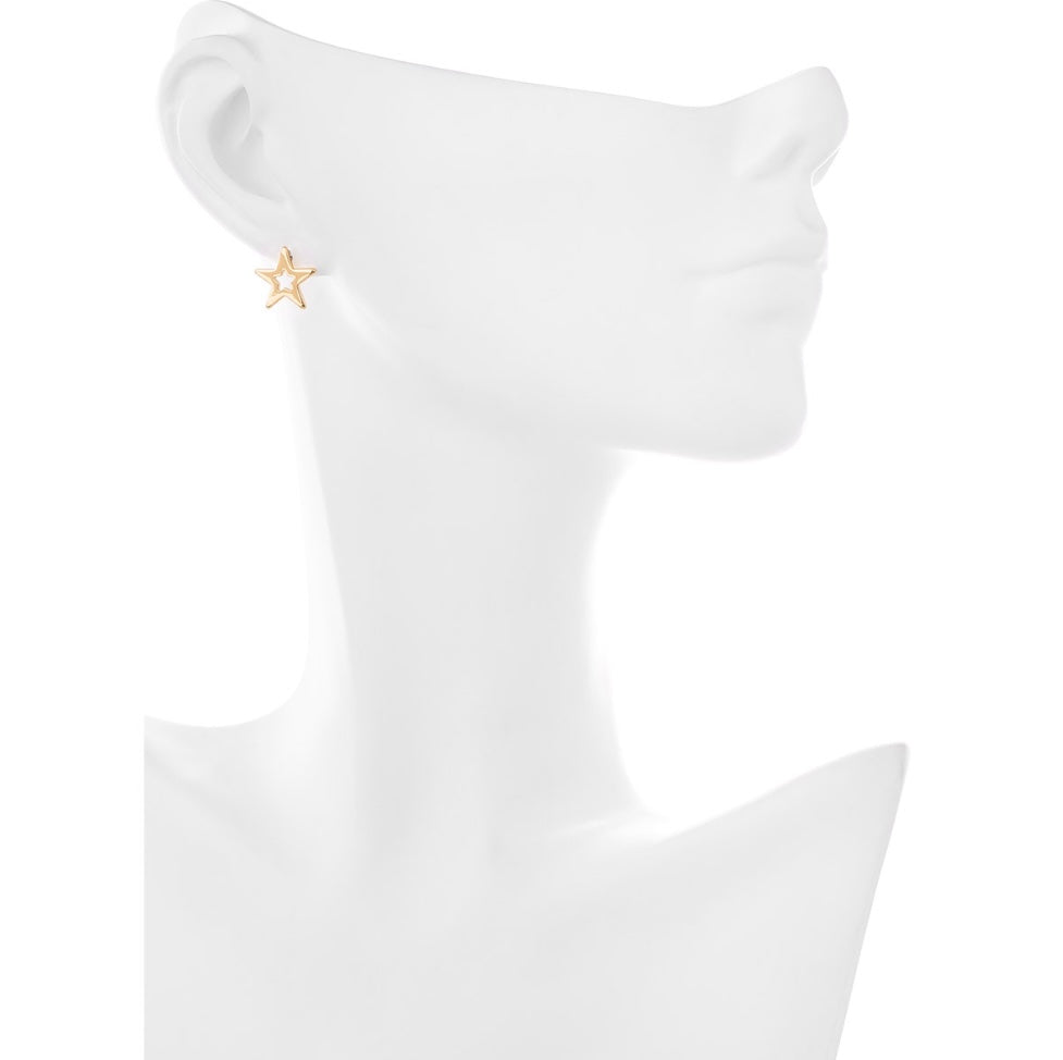 GOLD STAR EARRINGS